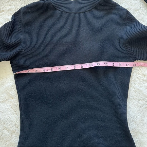 CHANEL black dress Cosmopolite Paneled Knit size 46FR or XL Authentic 5800$ - Picture 7 of 15
